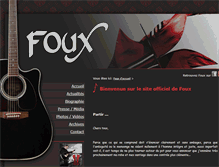 Tablet Screenshot of foux.fr